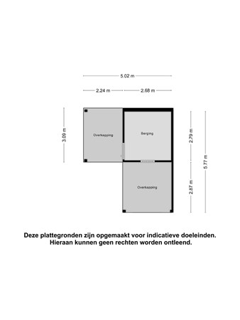 Floorplan - Volendamstraat 87, 8304 CE Emmeloord